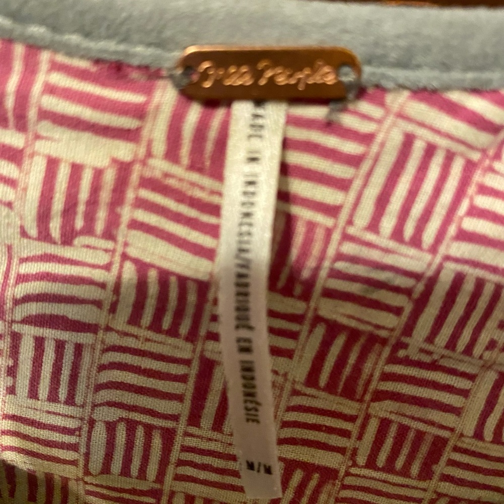 Free People For The Dreamers Leather Jacket - Picture 7 of 8